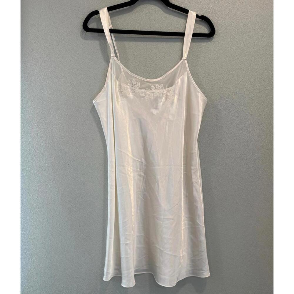 Vintage Morgan Tailor Mini Slip Satin Dress, Women's XL